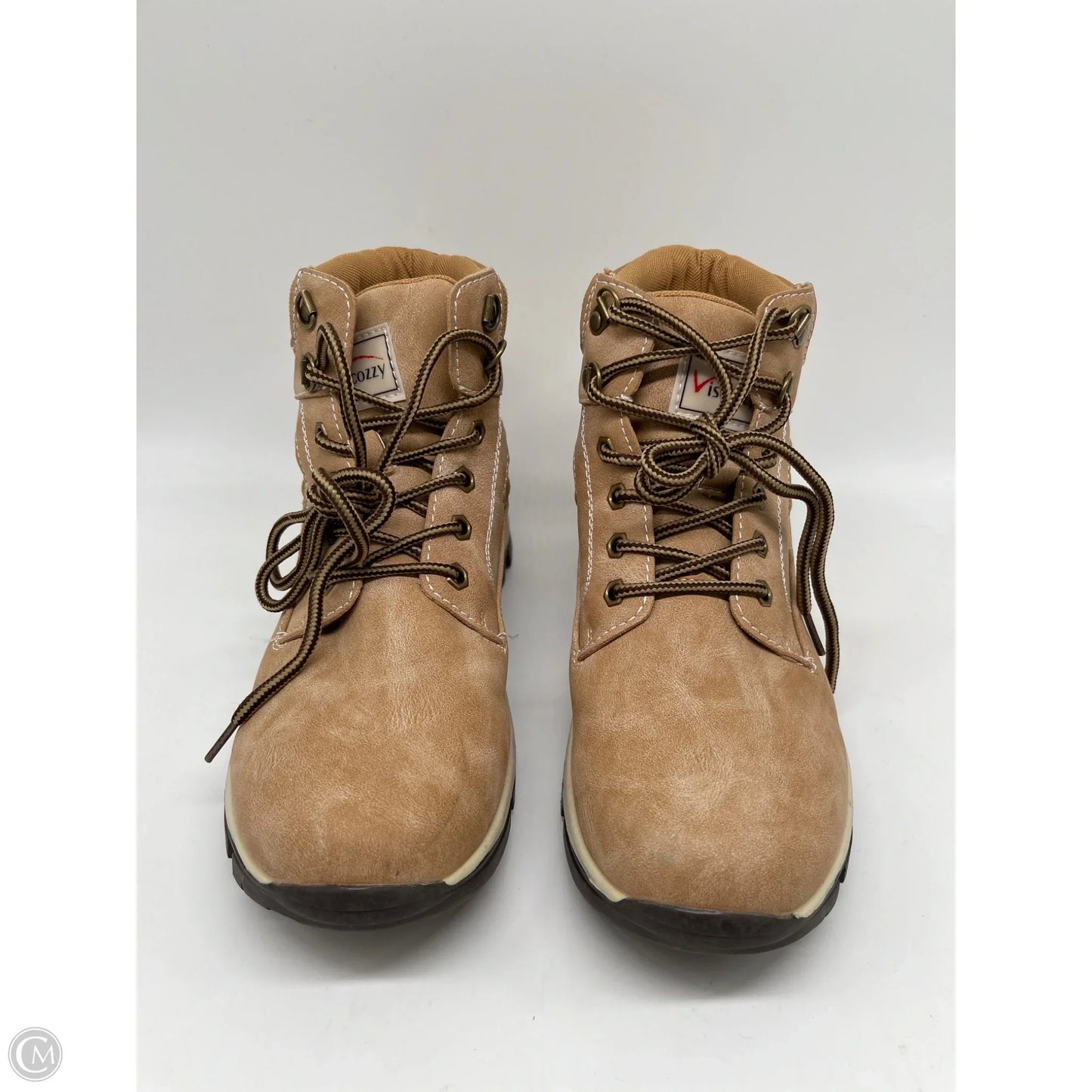 Boots Hiking By Clothes Mentor In Tan, Size: 8