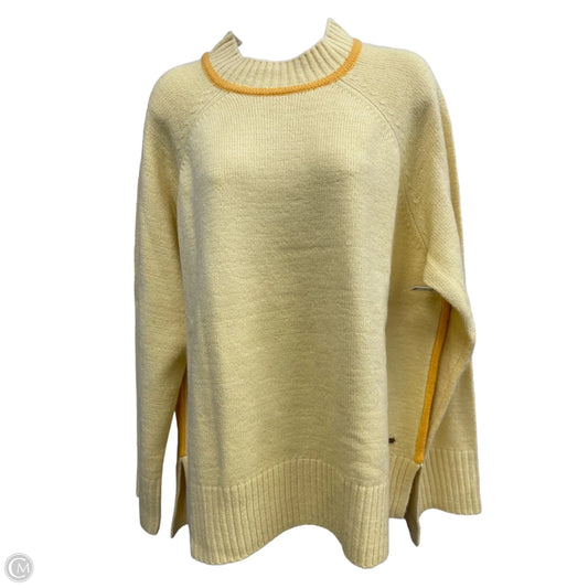 Sweater By Peace Love World In Yellow, Size: L
