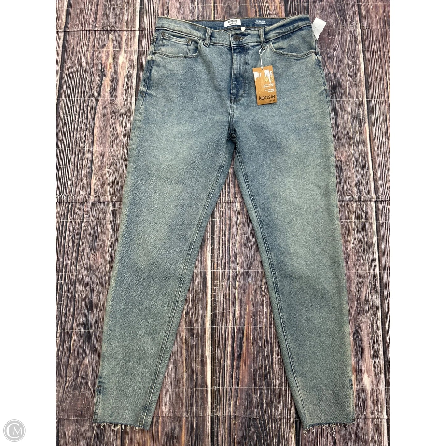 Jeans Skinny By Kensie In Blue Denim, Size: 12