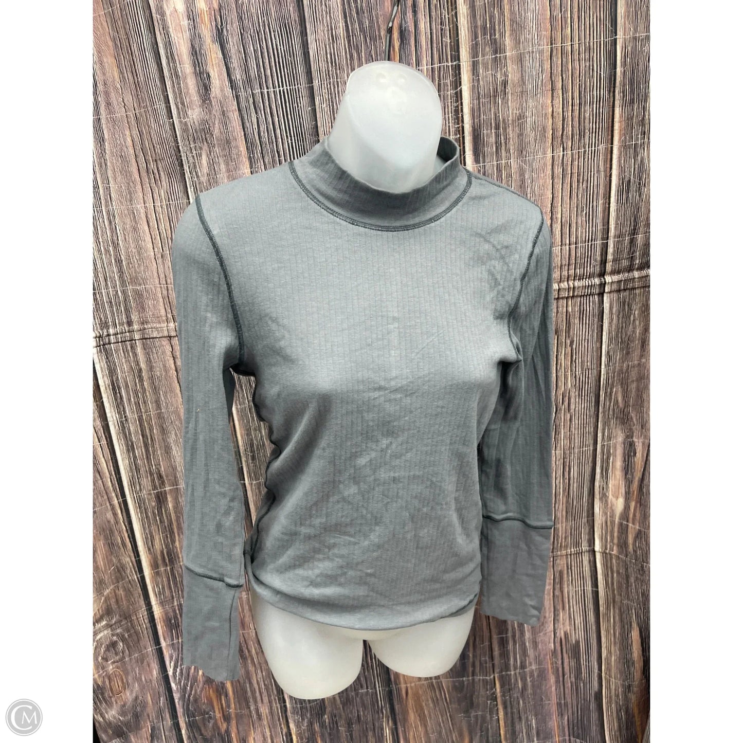 Top Long Sleeve By Free People In Grey, Size: L