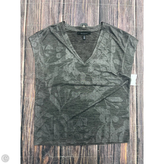 Top Short Sleeve By White House Black Market In Grey, Size: S
