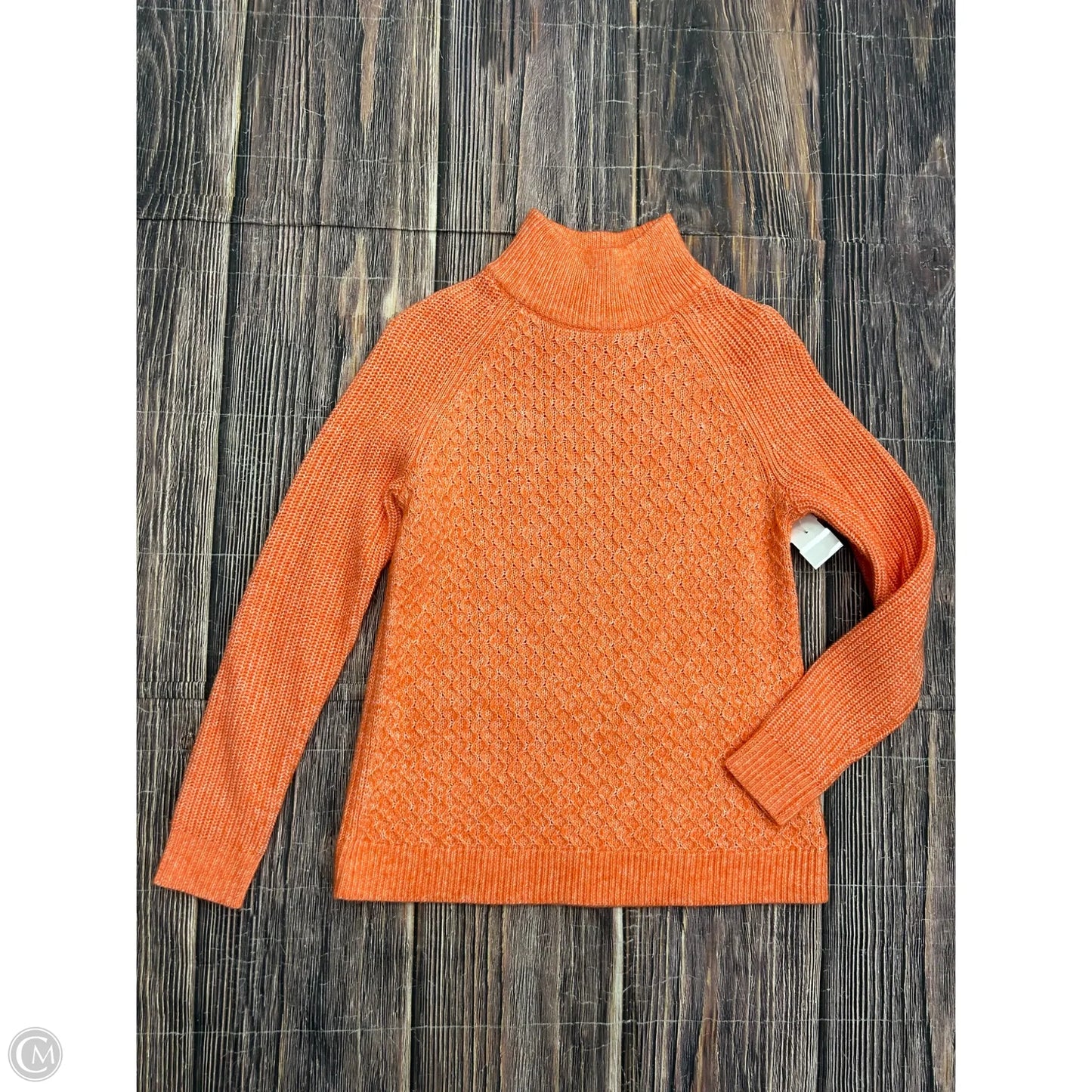 Sweater By Talbots In Orange, Size: S