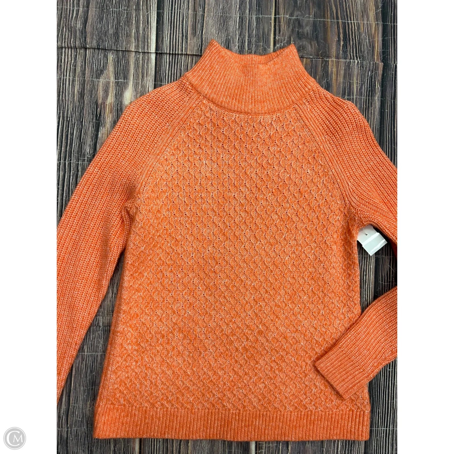 Sweater By Talbots In Orange, Size: S