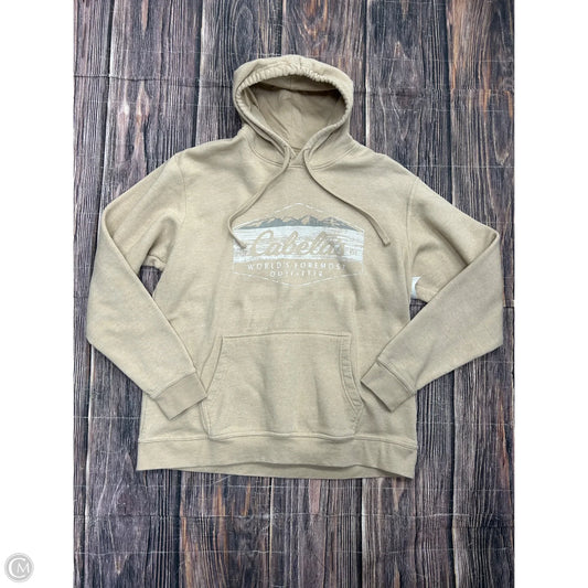Sweatshirt Hoodie By Cabelas In Tan, Size: Xl