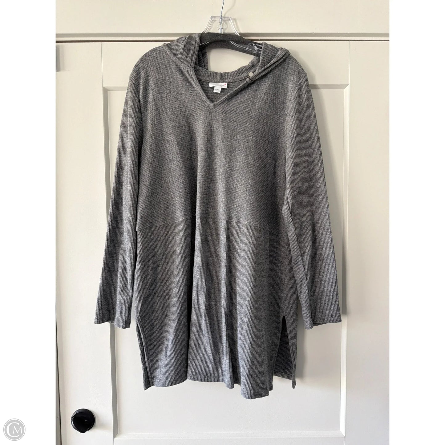 Top Long Sleeve By J. Jill In Grey, Size: L