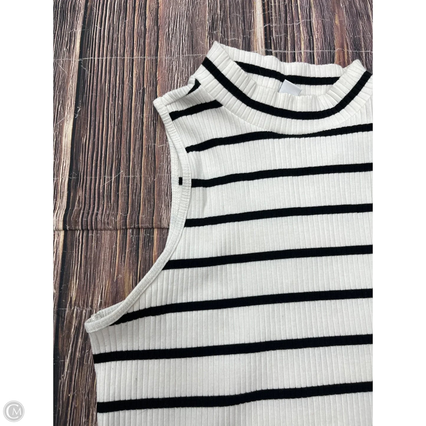 Tank Top By Old Navy In Black & White, Size: M
