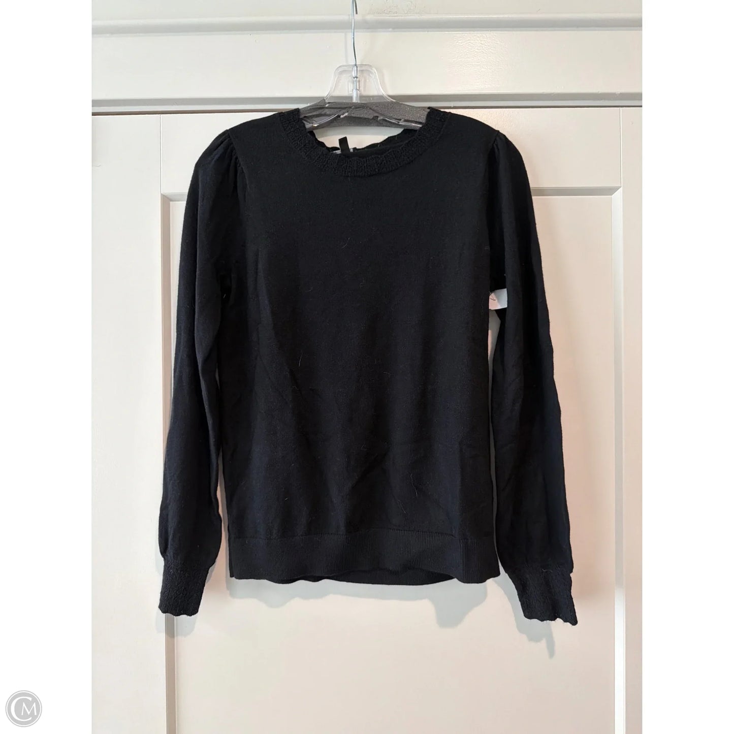 Top Long Sleeve By Talbots In Black, Size: Xs