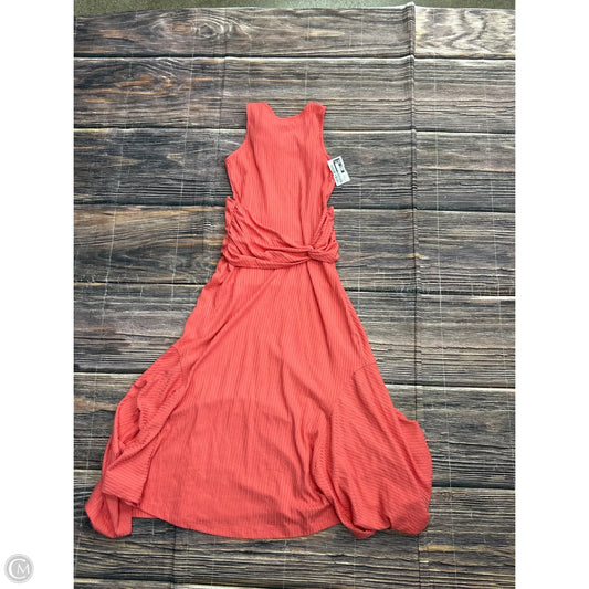 Dress Casual Midi By Anthropologie In Pink, Size: Xxs