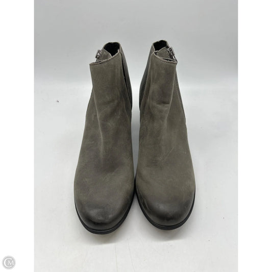Boots Ankle Heels By Sorel In Grey, Size: 11