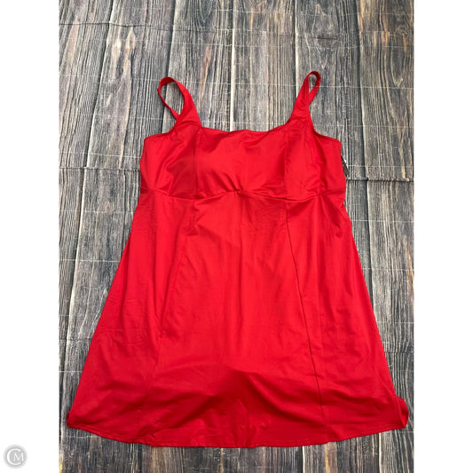 Swimsuit By Clothes Mentor In Red, Size: 2x