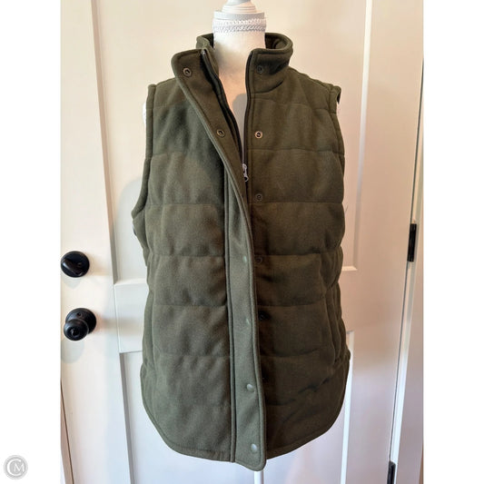 Vest Puffer & Quilted By Croft And Barrow In Green, Size: L