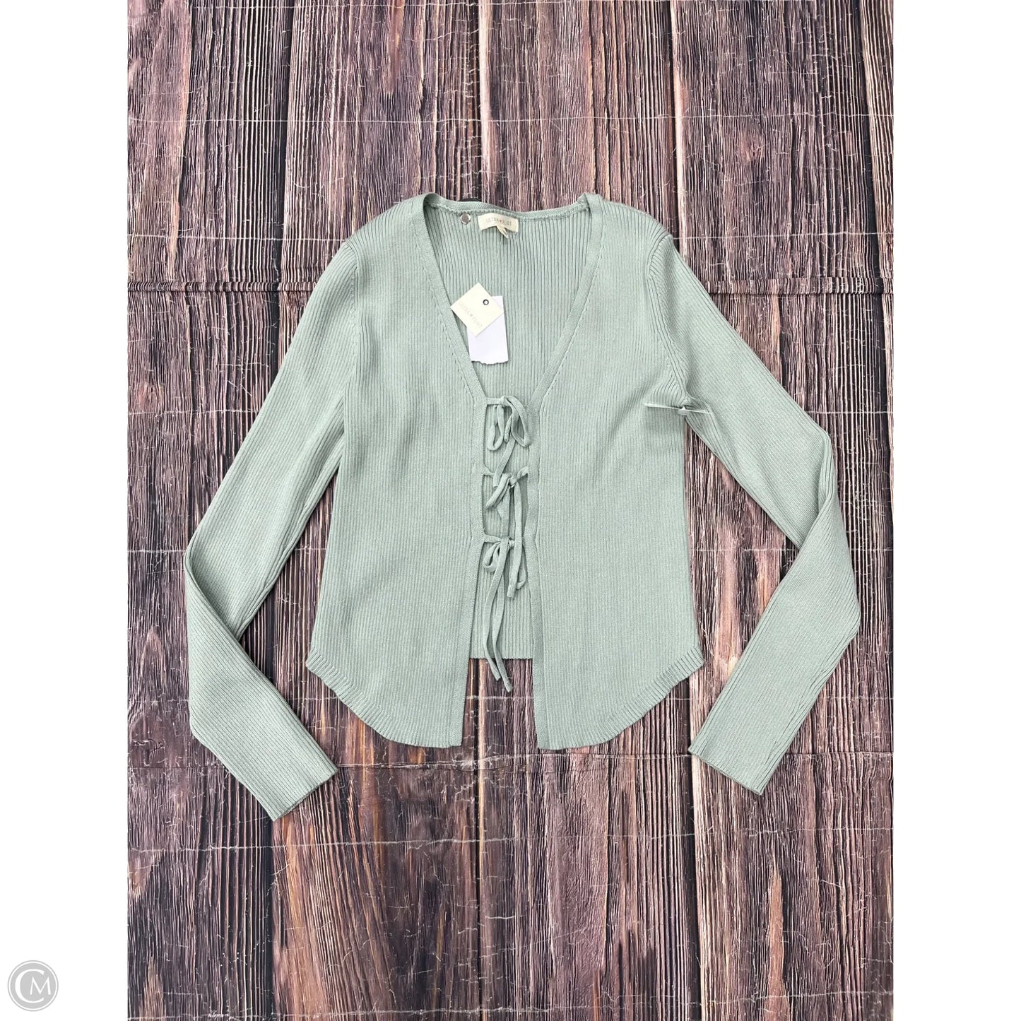Cardigan By Ultra Flirt In Green, Size: L