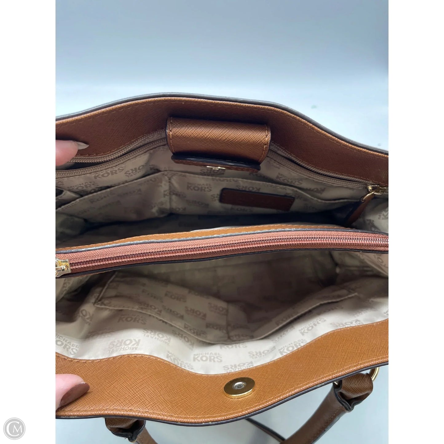 Handbag Designer By Michael Kors, Size: Medium