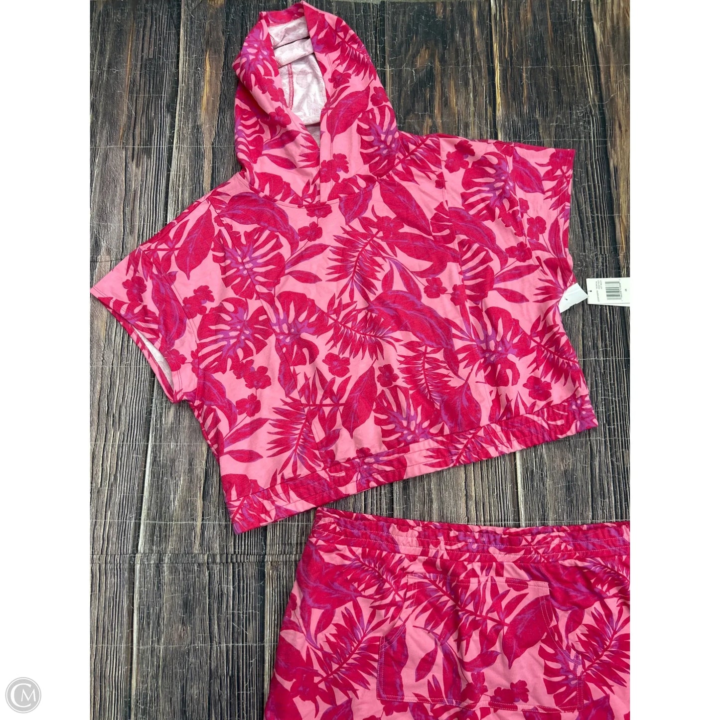 Skirt Set 2pc By Juicy Couture In Pink & Purple, Size: 2x