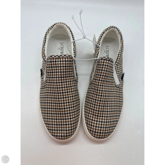 Shoes Athletic By J. Crew In Plaid Pattern, Size: 10