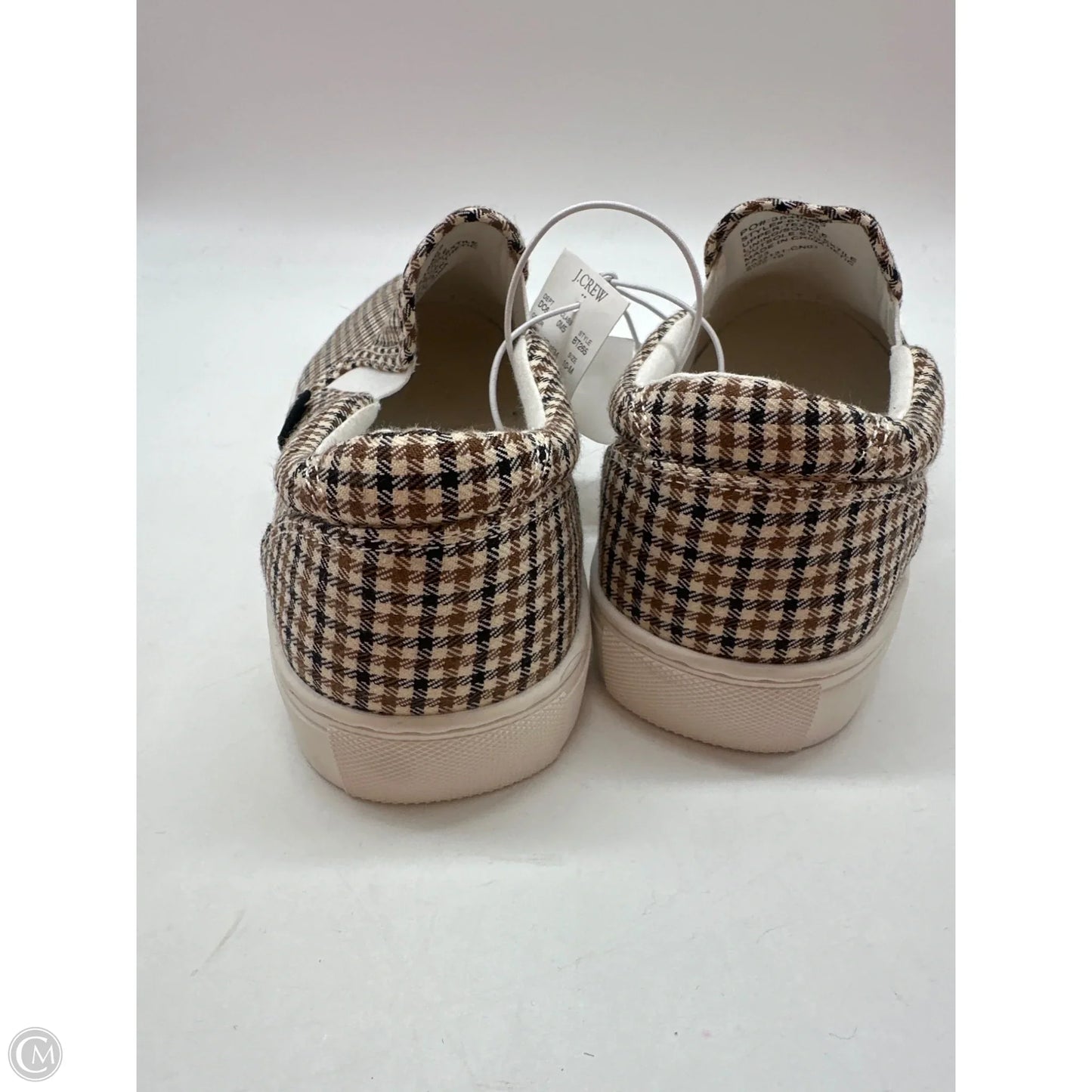 Shoes Athletic By J. Crew In Plaid Pattern, Size: 10