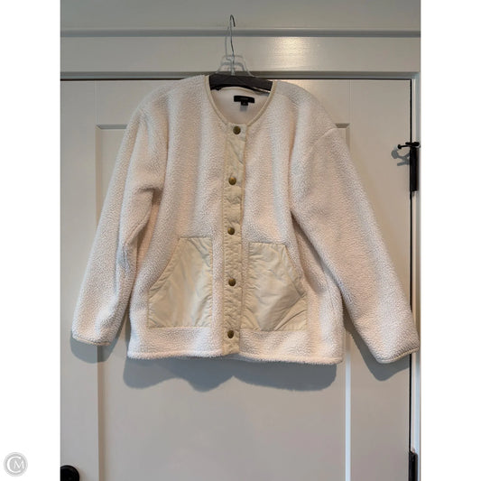 Jacket Other By J. Crew In Cream & White, Size: M