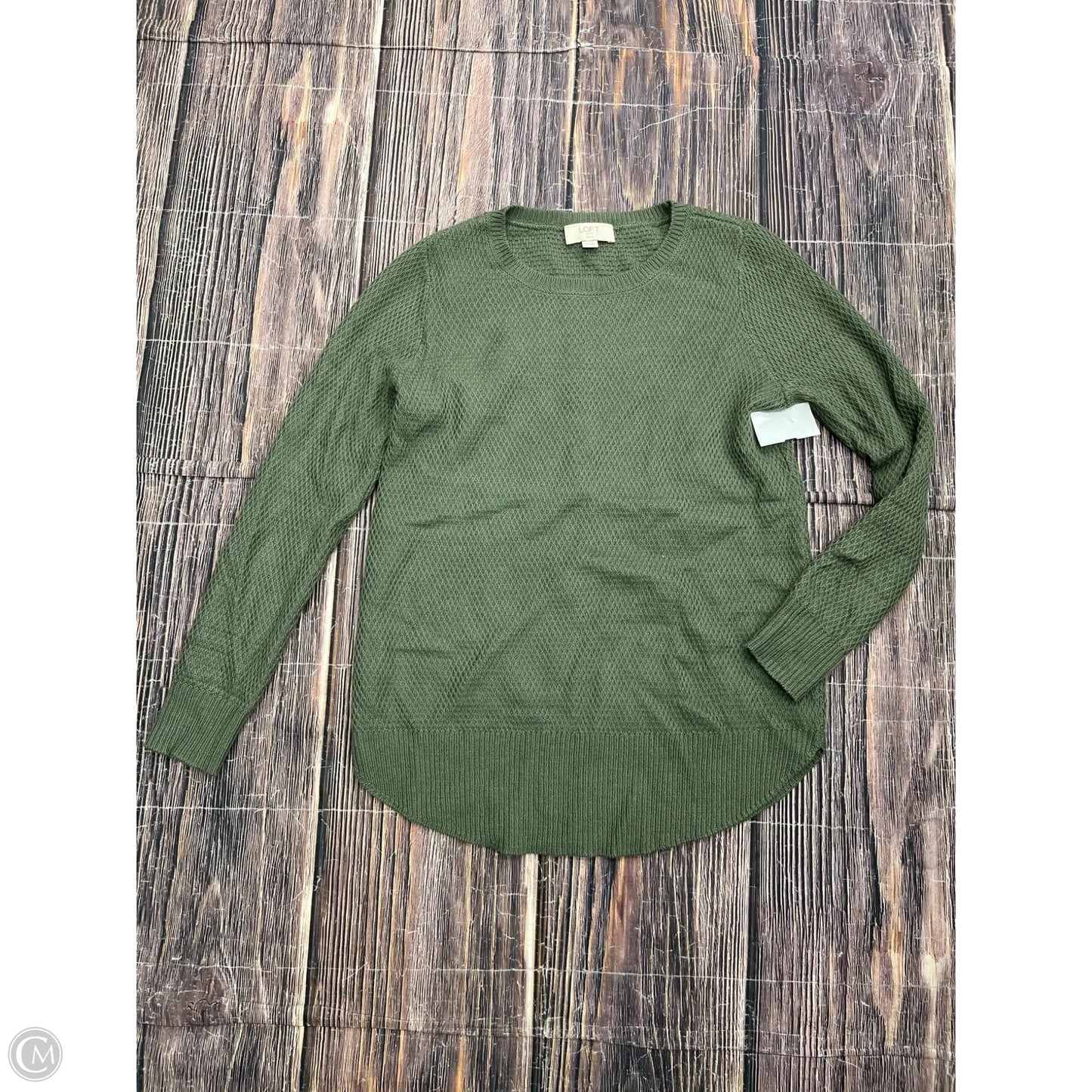 Top Long Sleeve By Loft In Green, Size: Xsp