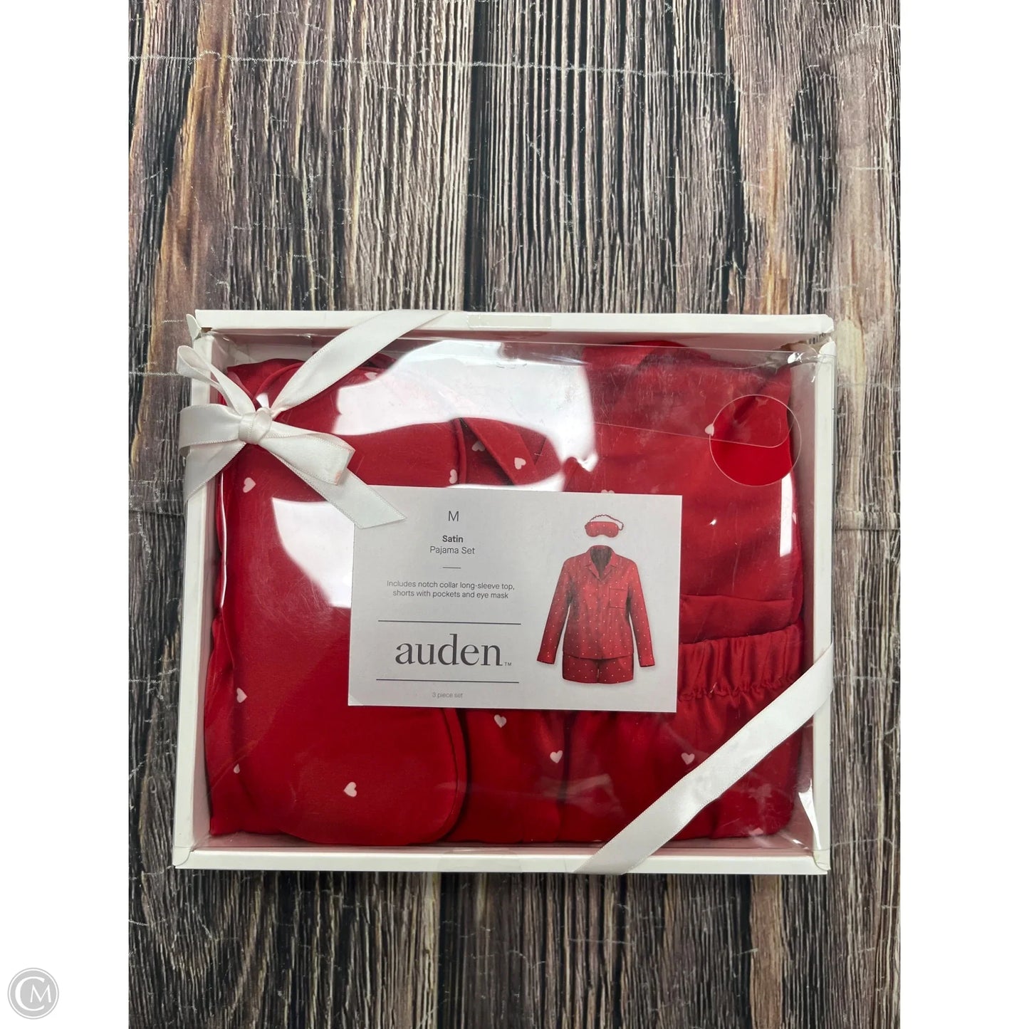 Pajamas 2pc By Auden In Red, Size: M