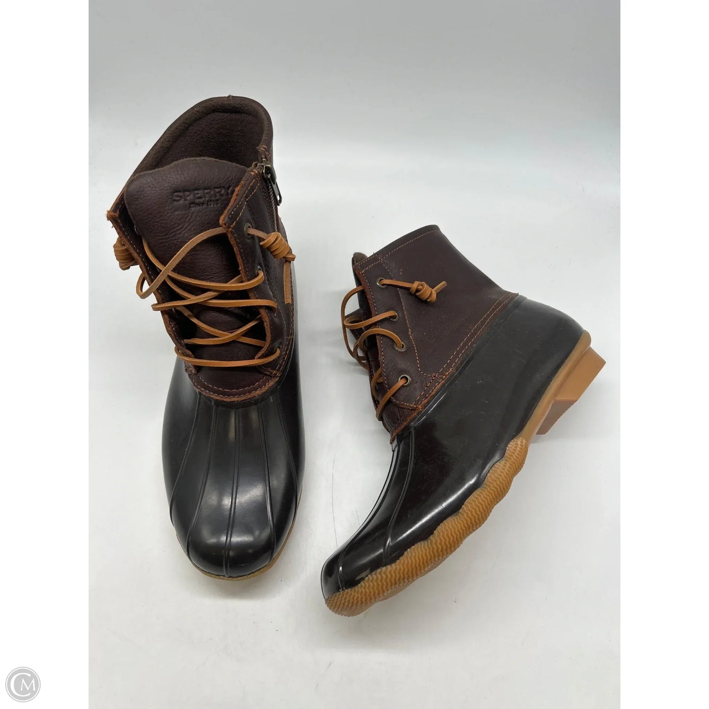 Boots Ankle Flats By Sperry In Brown, Size: 11
