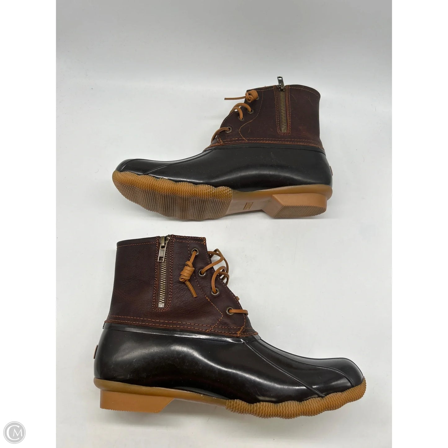 Boots Ankle Flats By Sperry In Brown, Size: 11