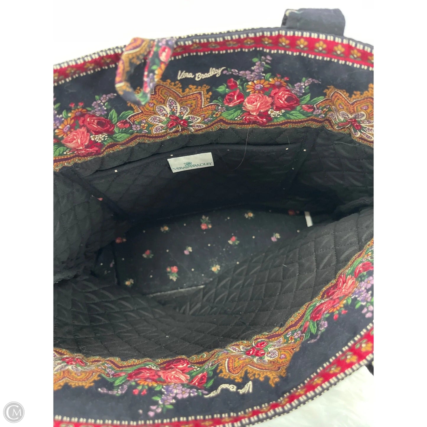 Handbag By Vera Bradley, Size: Large