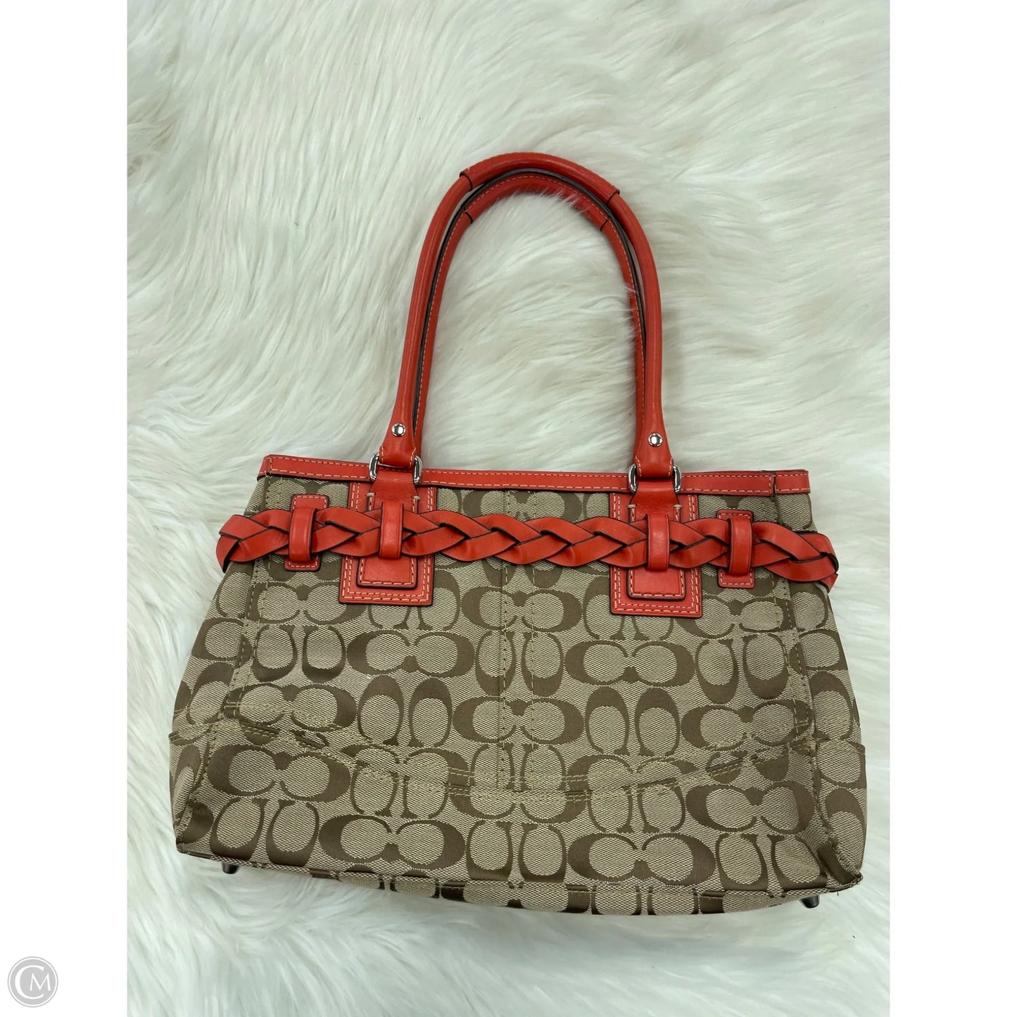 Handbag Designer By Coach, Size: Medium