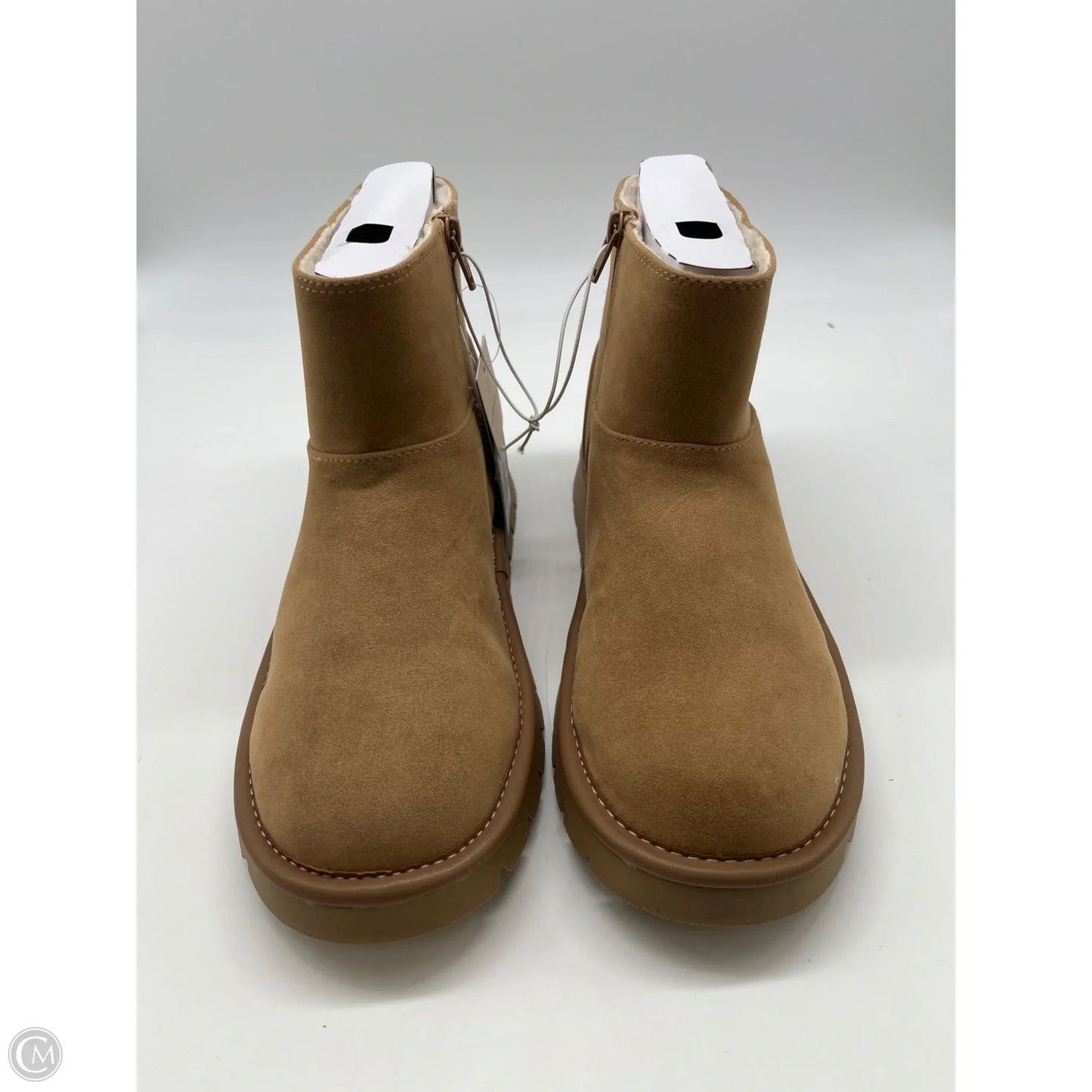 Boots Ankle Flats By Universal Thread In Brown, Size: 8