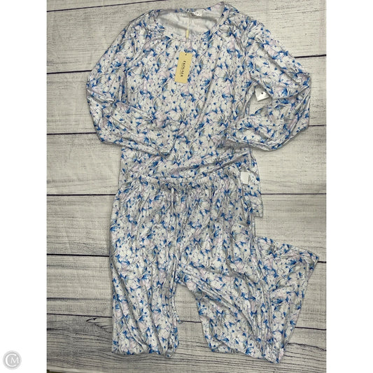 Pajamas 2pc By Ekouaer In White, Size: M