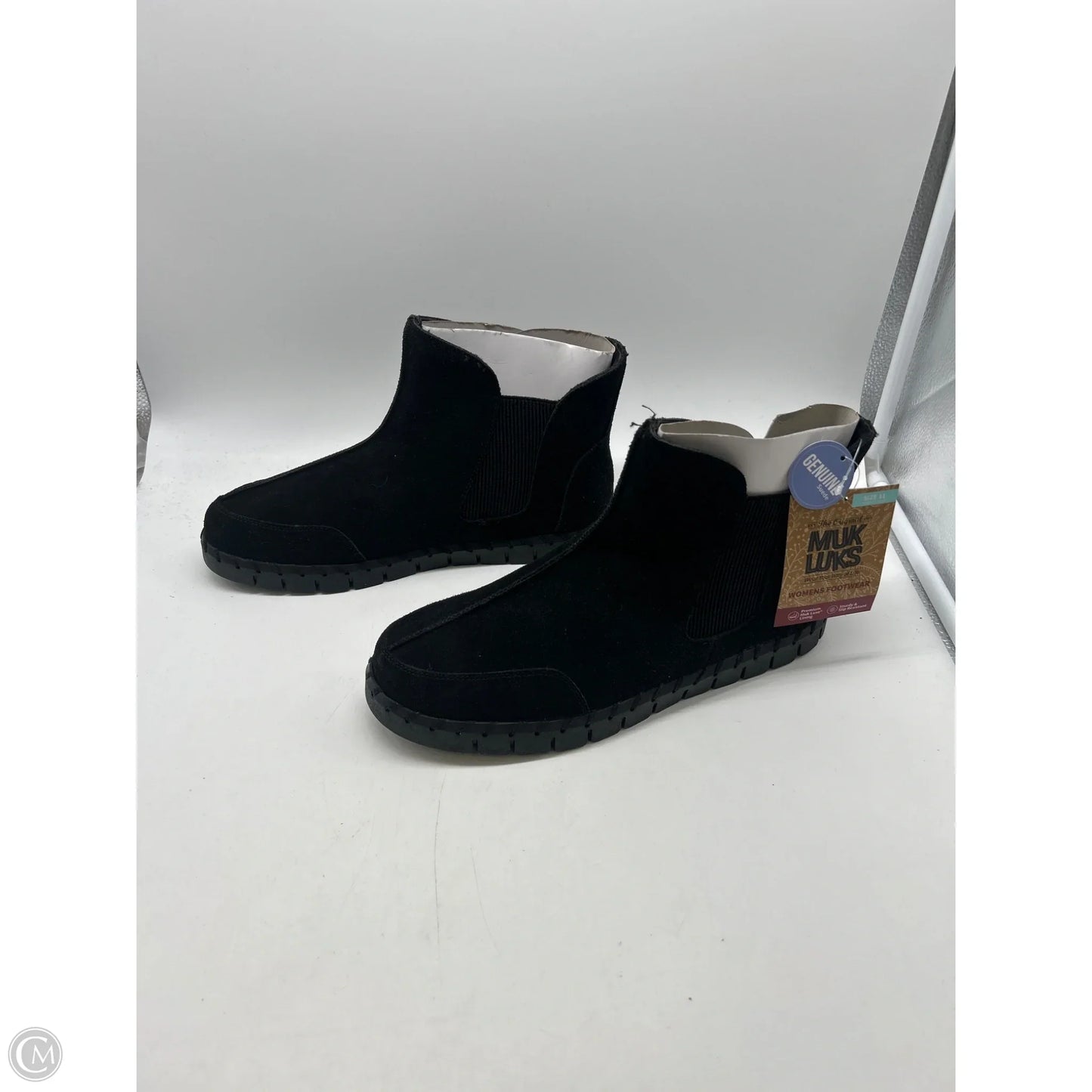 Boots Ankle Heels By Muk Luks In Black, Size: 11