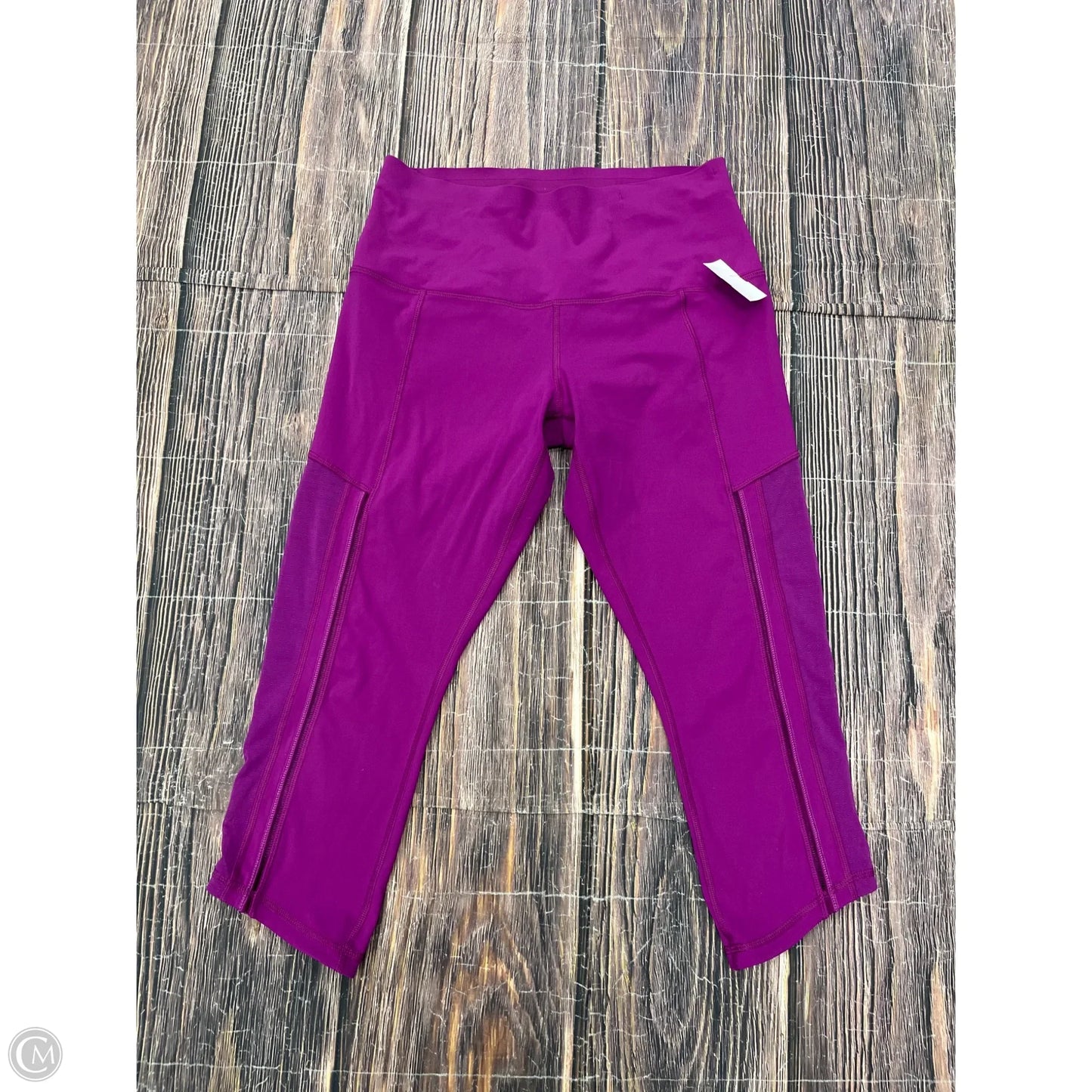 Athletic Capris By Lululemon In Purple, Size: 10