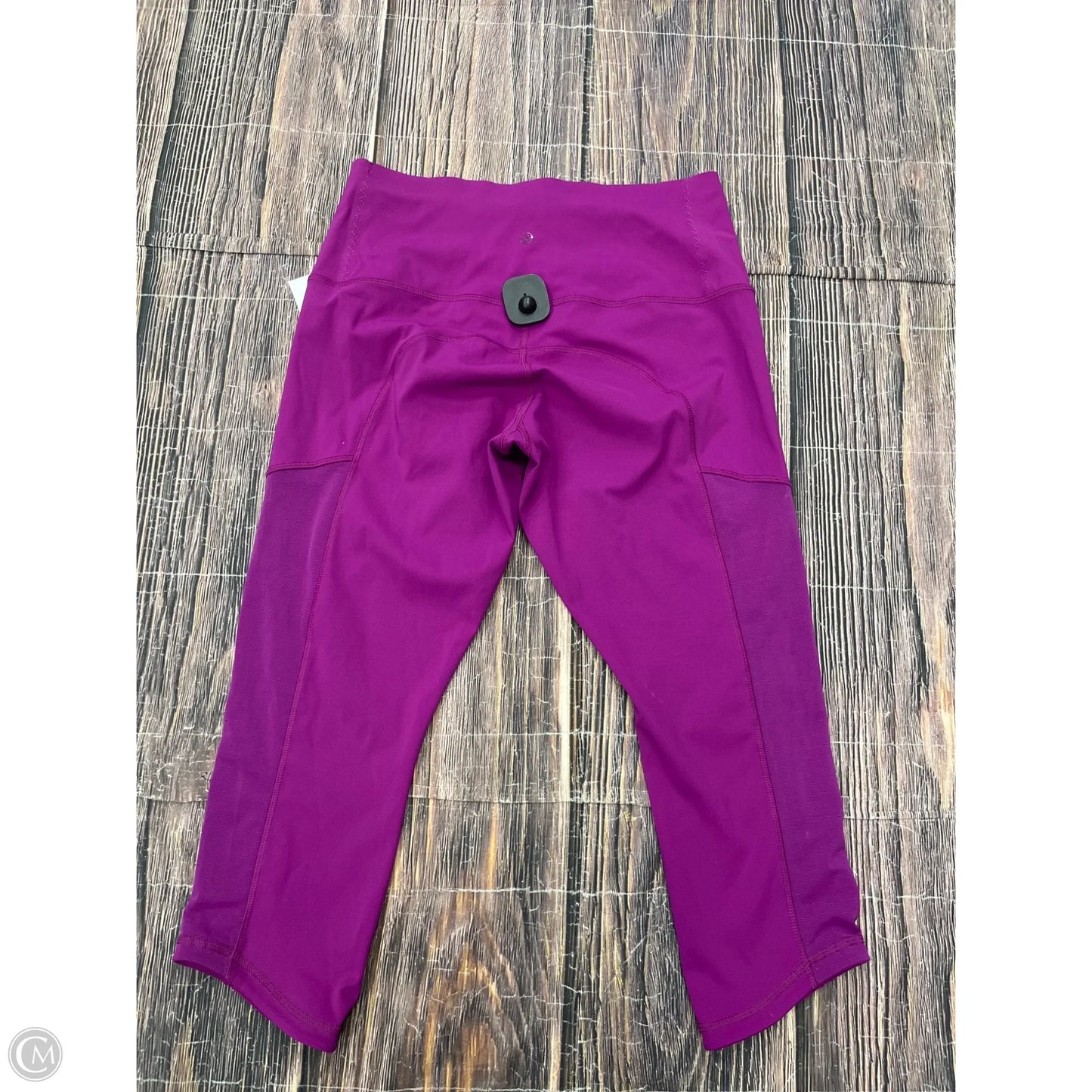 Athletic Capris By Lululemon In Purple, Size: 10