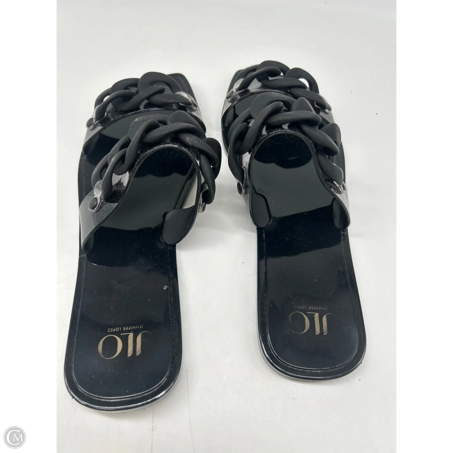 Sandals Flats By Jennifer Lopez In Black, Size: 8