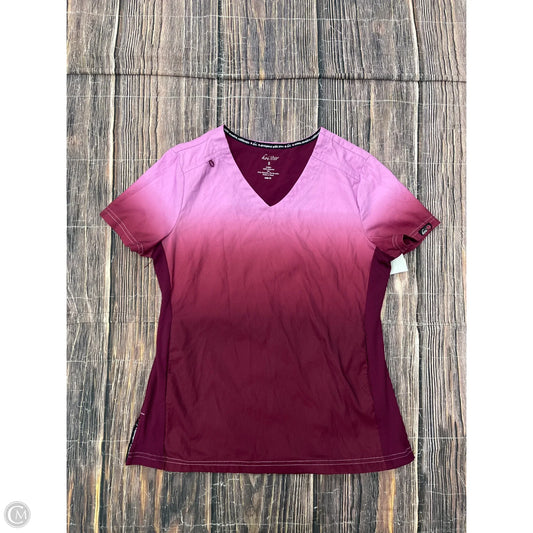 Top Short Sleeve By Clothes Mentor In Maroon, Size: S