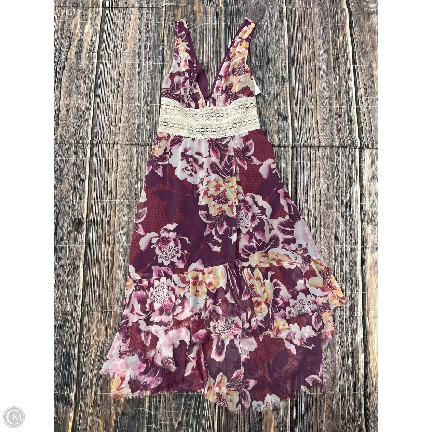 Dress Casual Midi By Free People In Purple, Size: 2