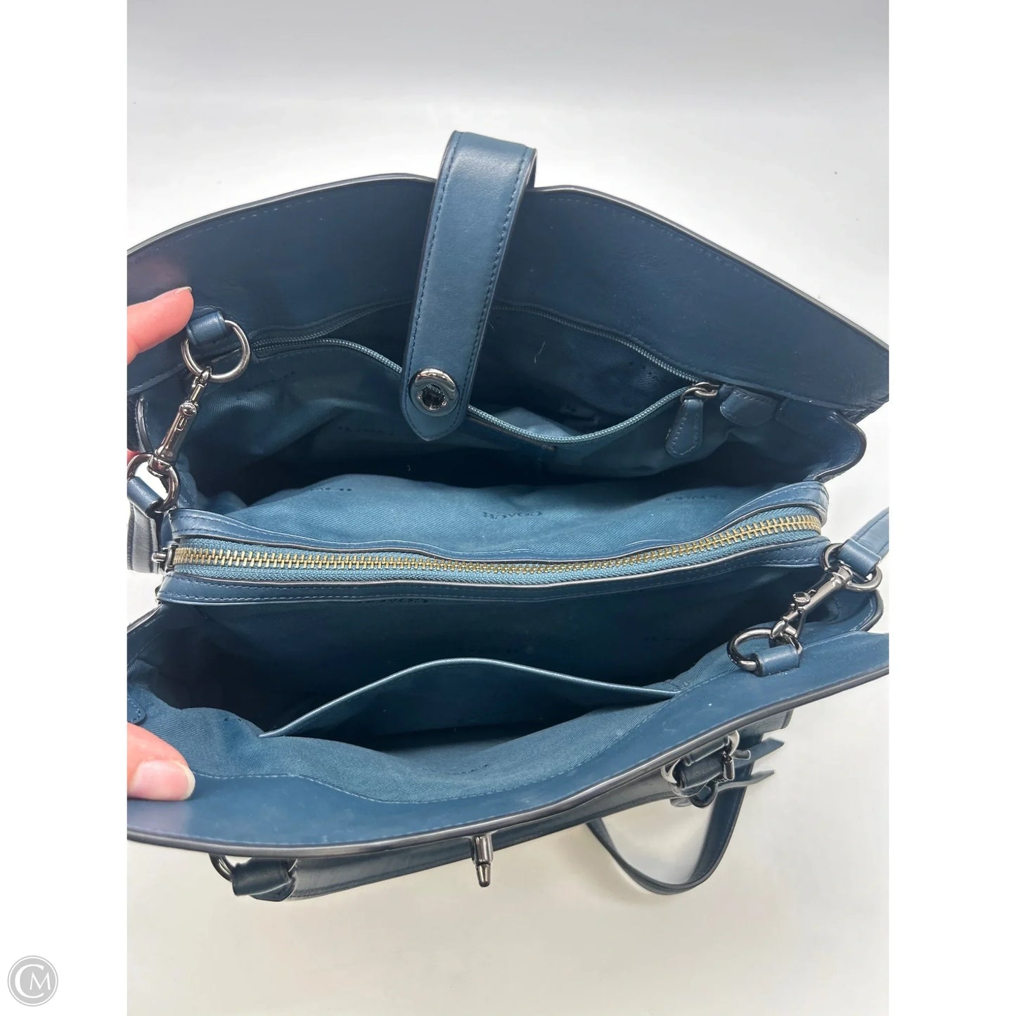 Handbag Designer By Coach, Size: Medium