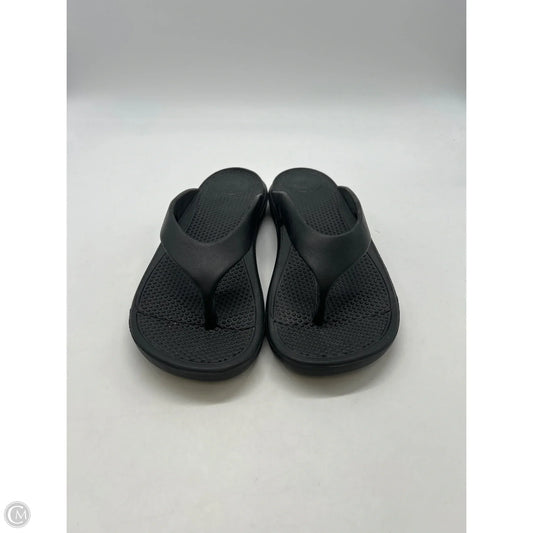 Sandals Flip Flops By Totes In Black, Size: 7