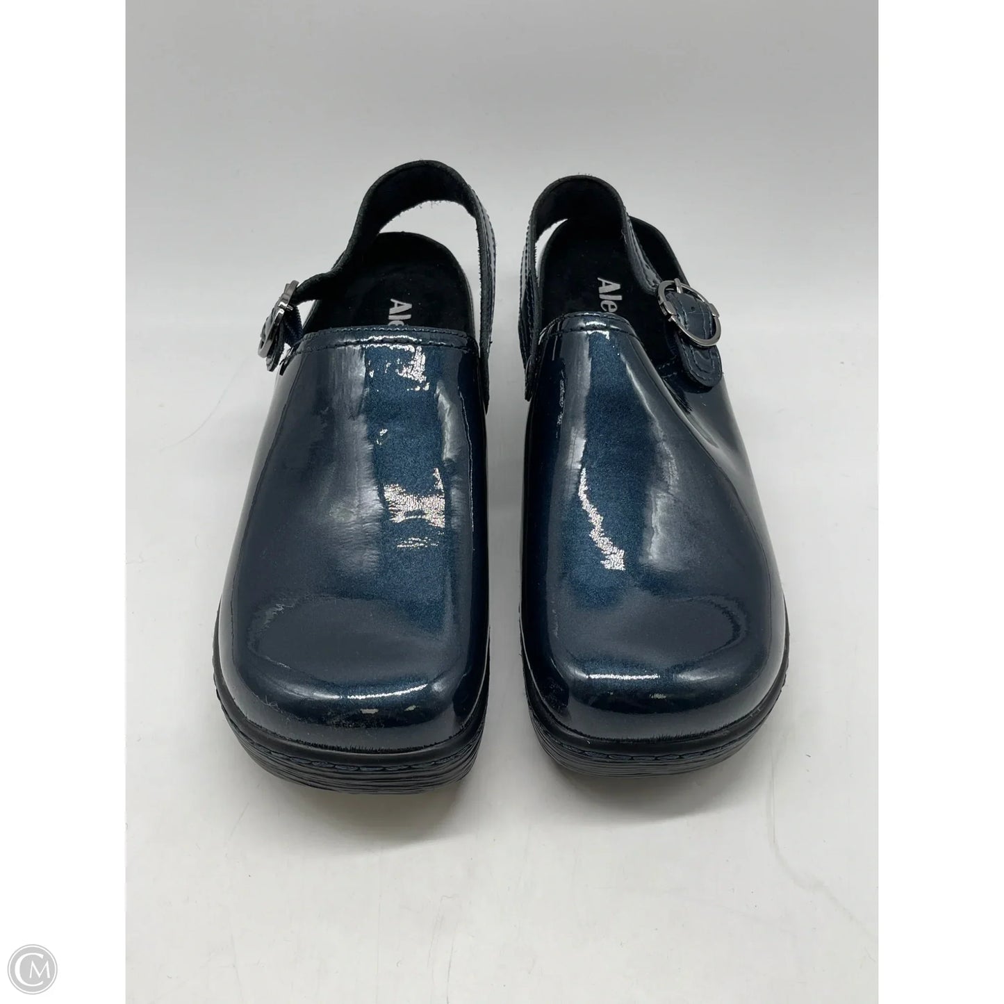 Shoes Heels Platform By Alegria In Blue, Size: 8