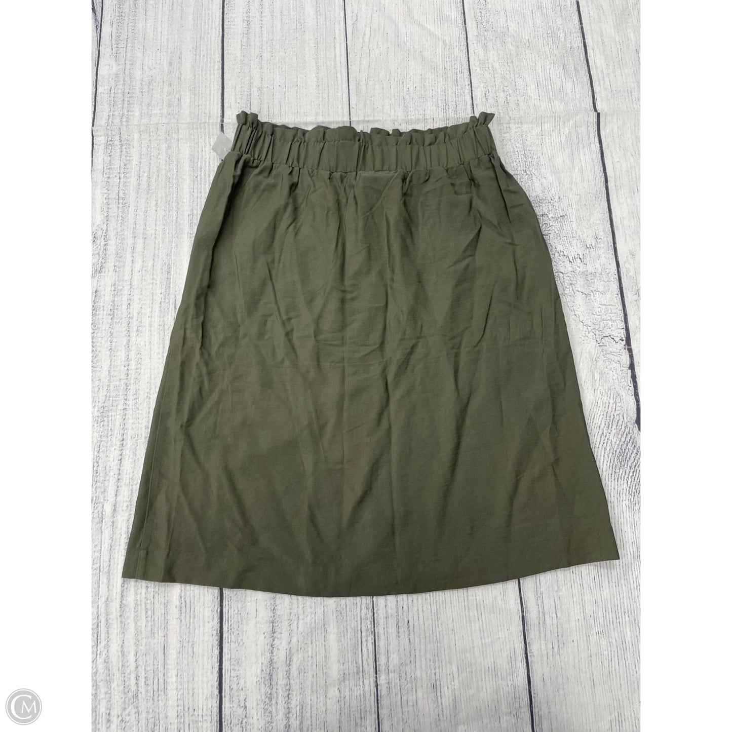 Skirt Midi By Loft In Green, Size: Lp