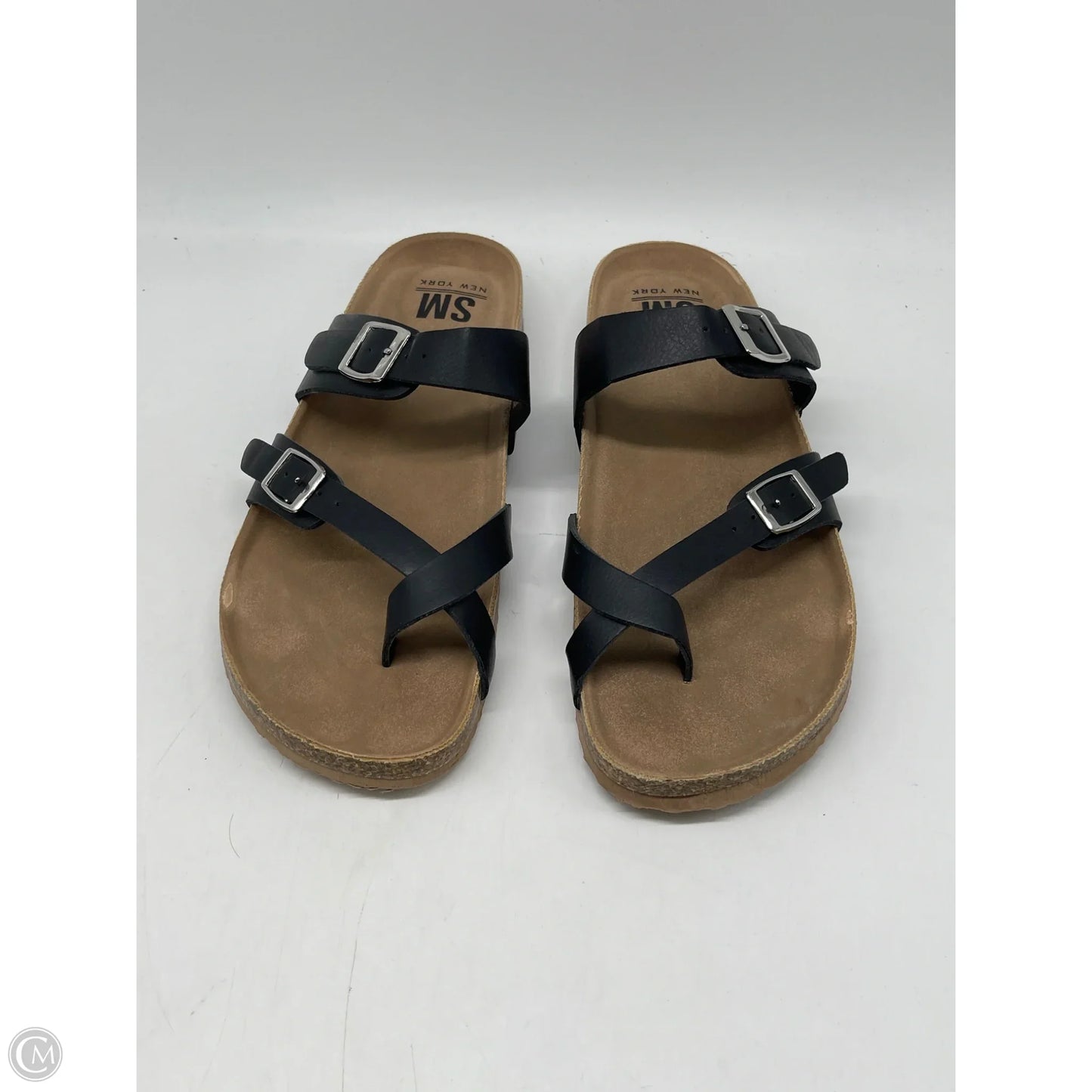 Sandals Flats By Steve Madden In Black, Size: 9