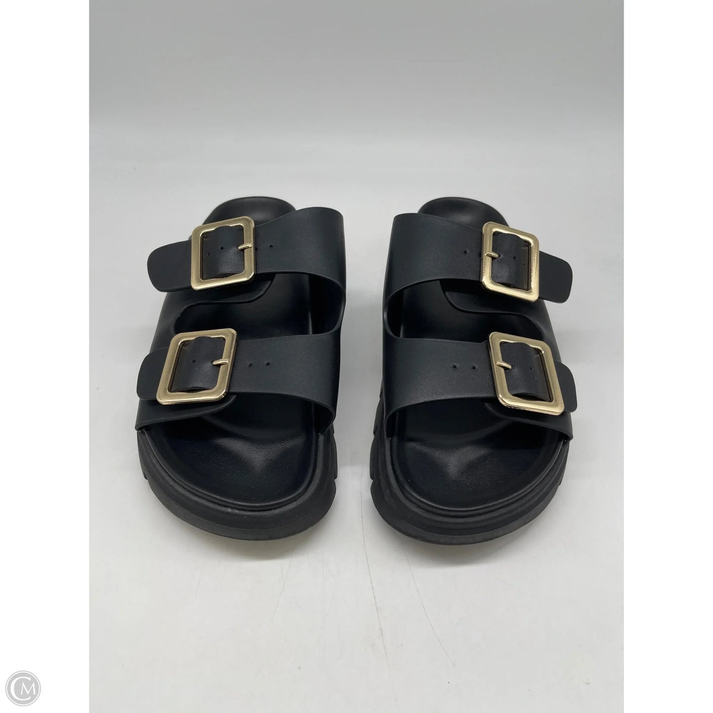 Sandals Flats By Mia In Black, Size: 8