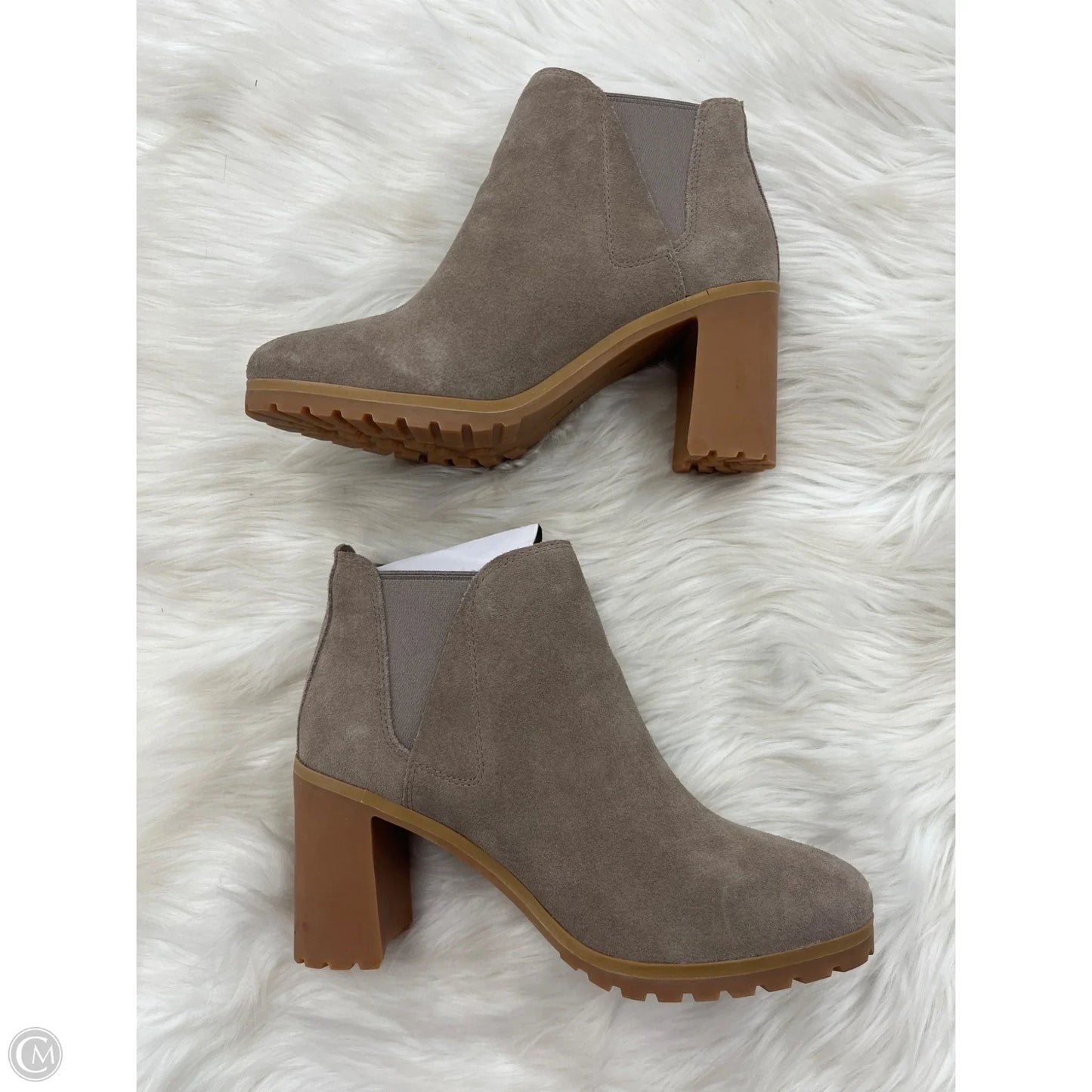 Boots Ankle Heels By Timberland In Brown, Size: 7.5