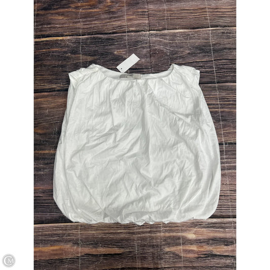 Top Sleeveless By Loft In White, Size: Xs