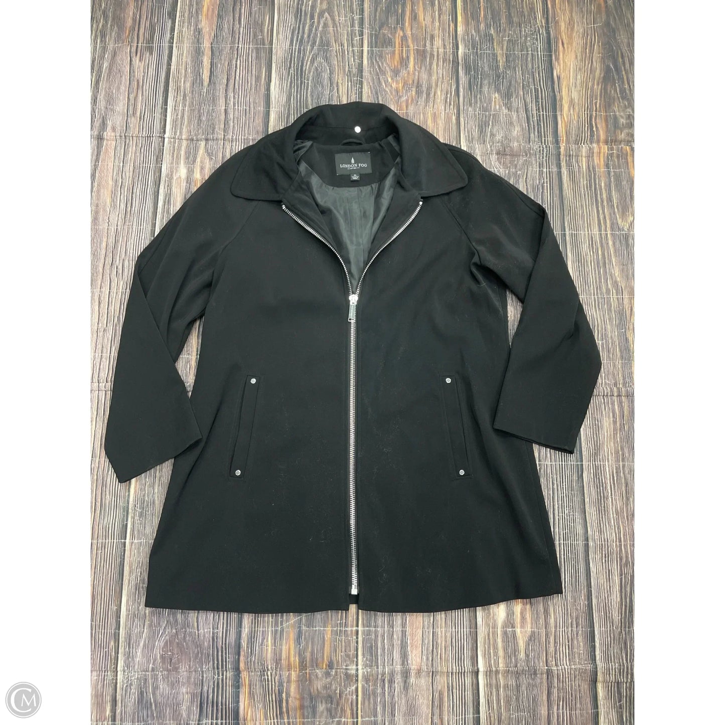 Jacket Other By London Fog In Black, Size: Xl