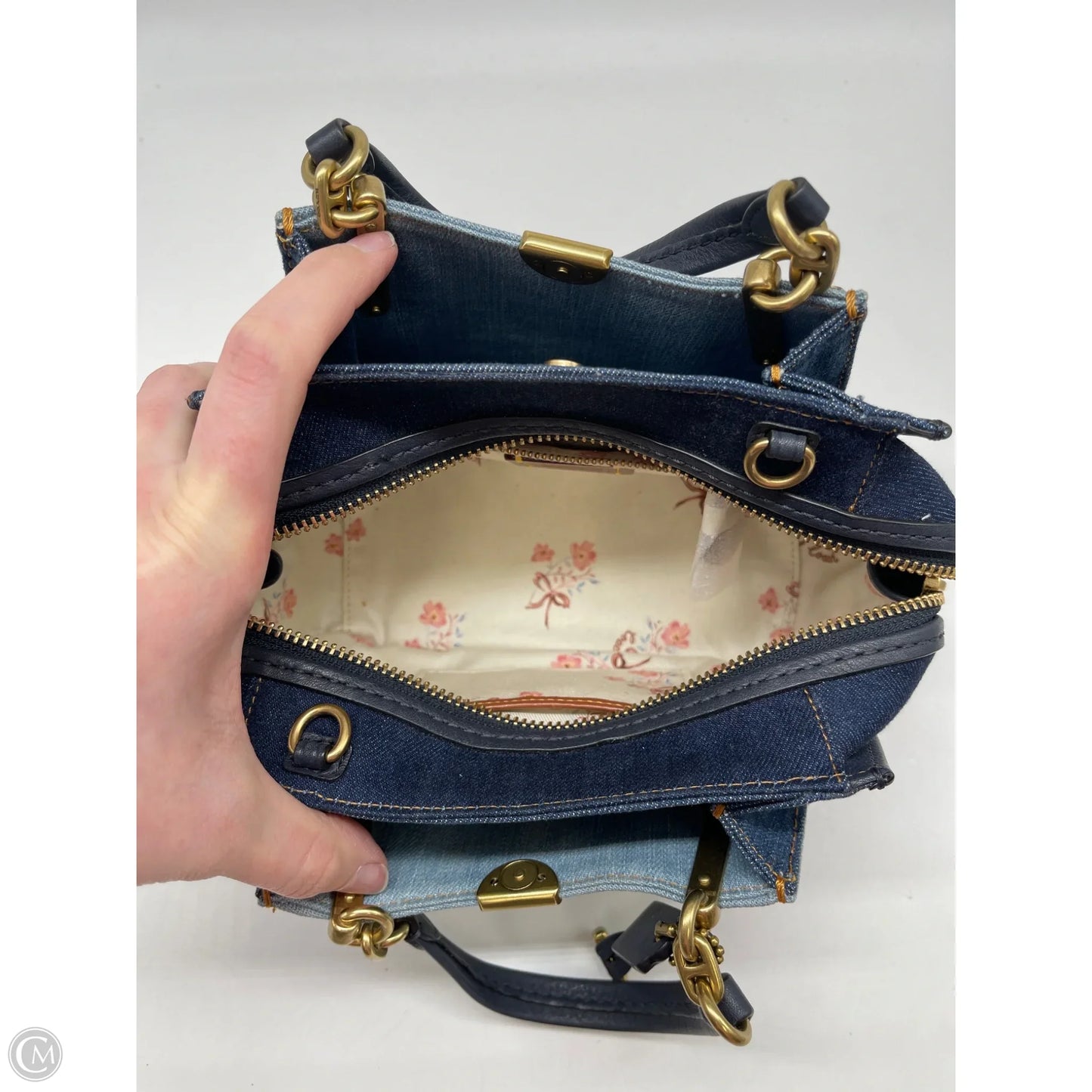 Handbag Designer By Coach, Size: Small