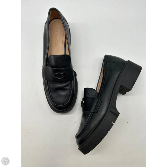 Shoes Designer By Coach In Black, Size: 9