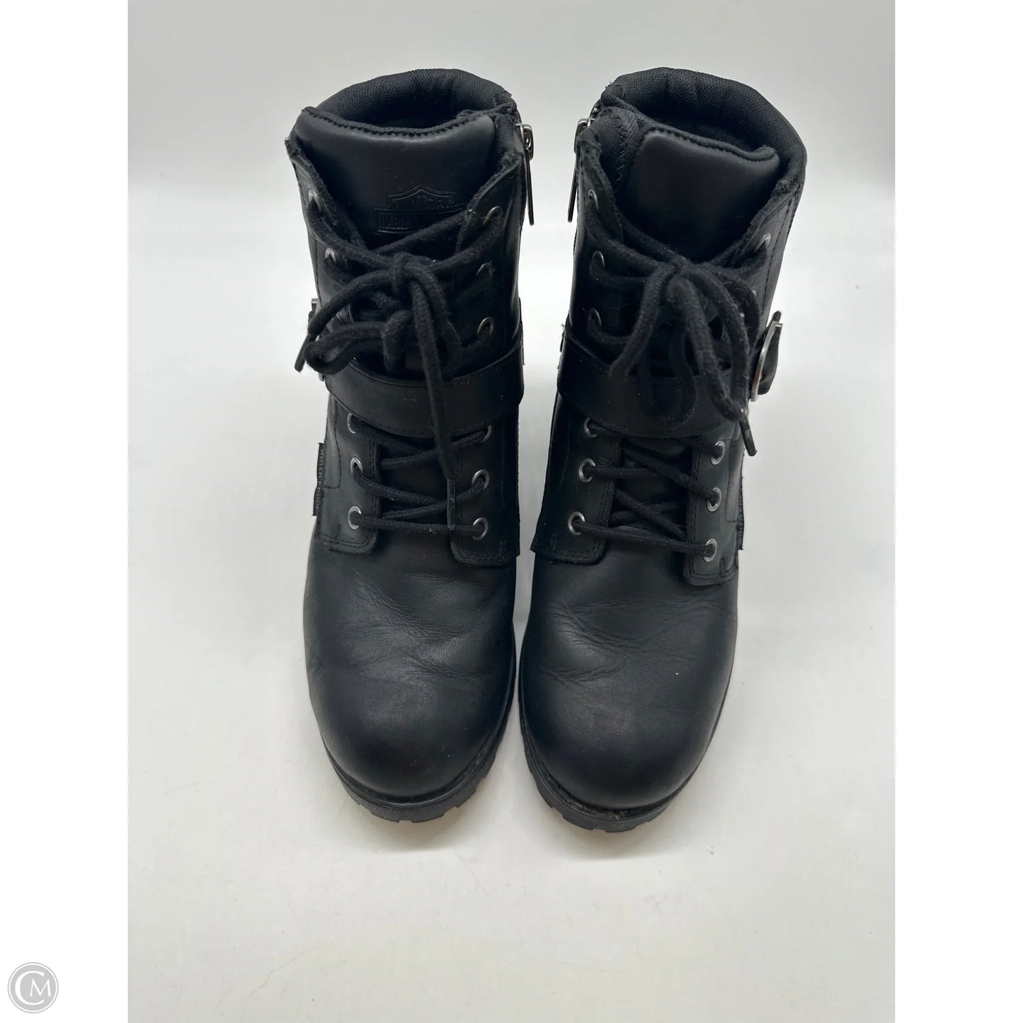 Boots Combat By Harley Davidson In Black, Size: 9