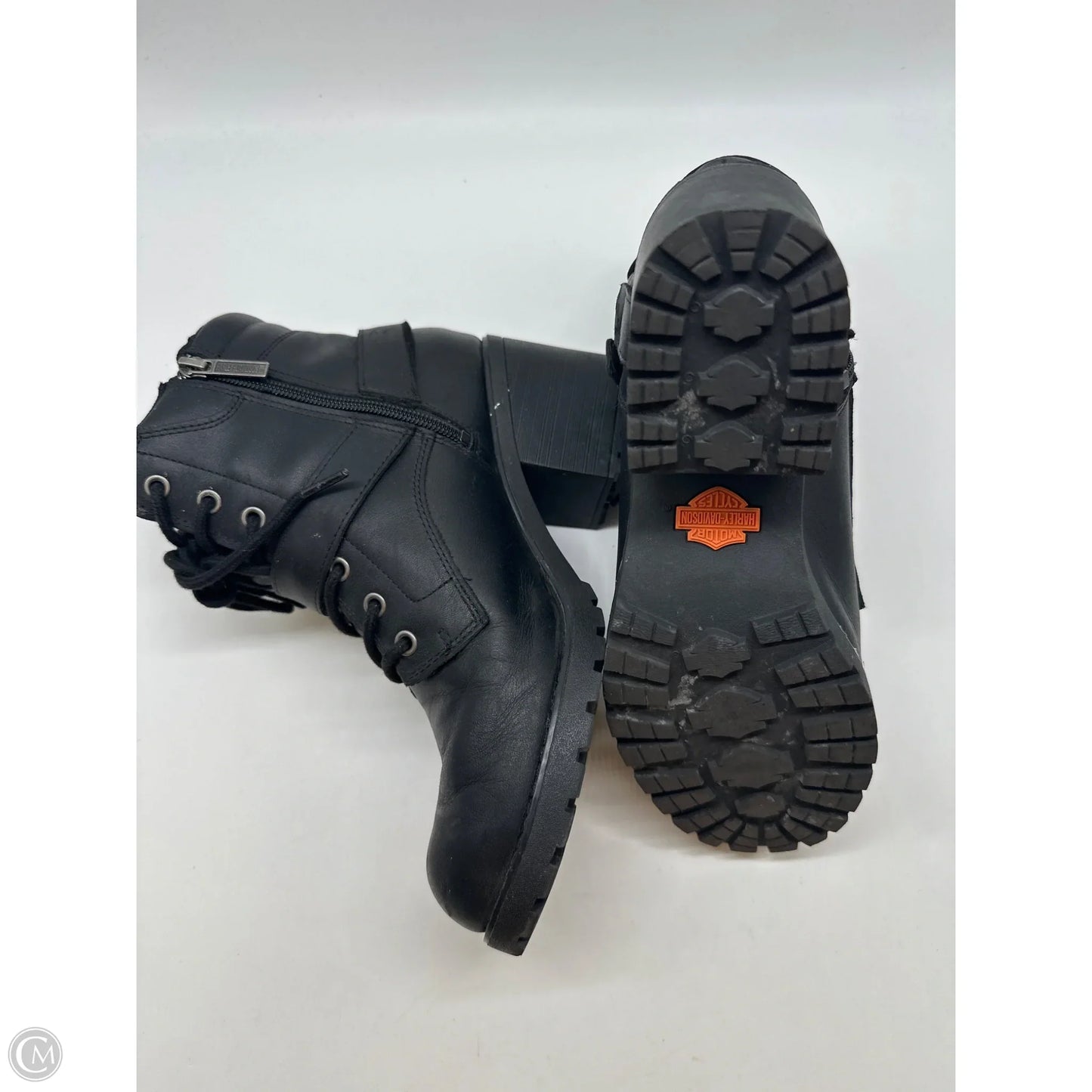 Boots Combat By Harley Davidson In Black, Size: 9