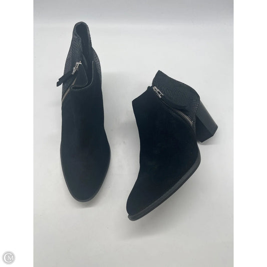 Boots Ankle Heels By Vionic In Black, Size: 10