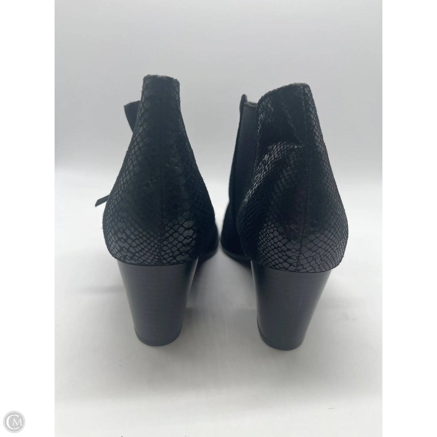 Boots Ankle Heels By Vionic In Black, Size: 10